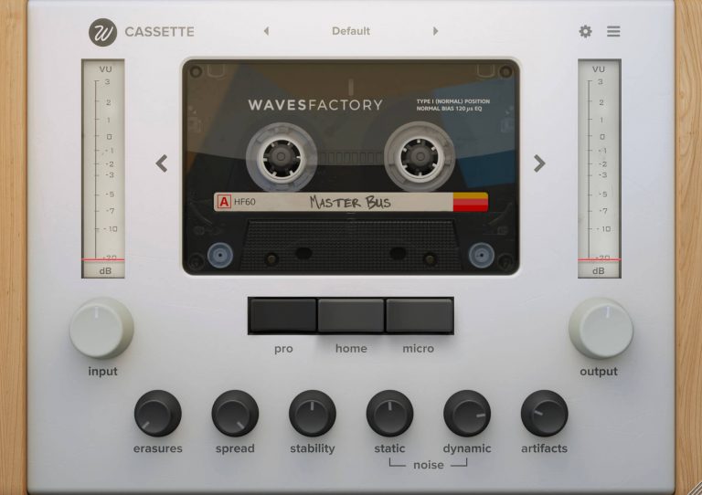 Wavesfactory – Cassette v1.0.1 VST, VST3, AAX