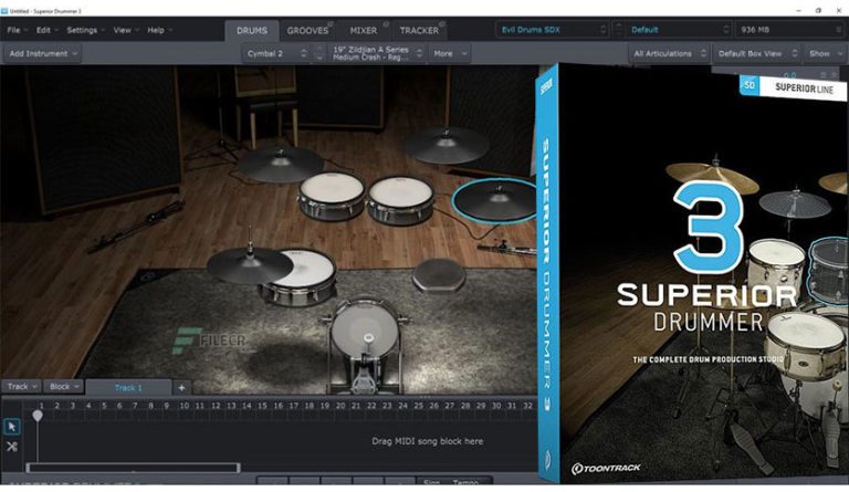 Toontrack – Superior Drummer 3.1.6 STANDALONE, VSTi, AAX x64