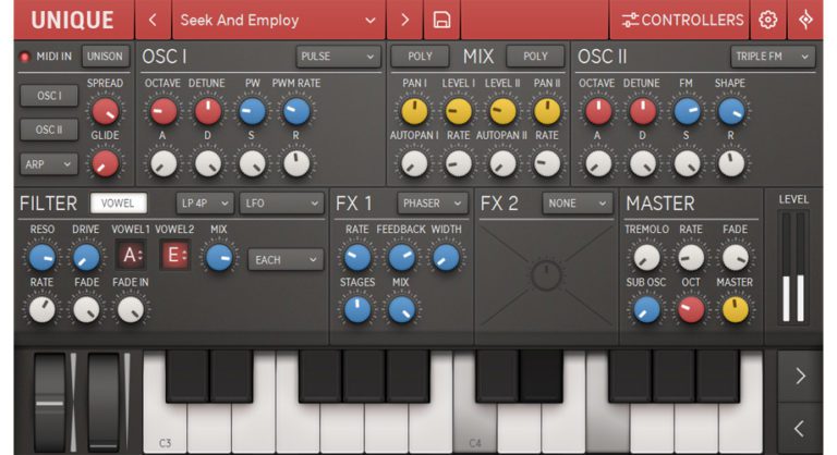 Sugar Bytes – Unique 1.5.3 STANDALONE, VSTi, AAX, AUi WIN.OSX x64