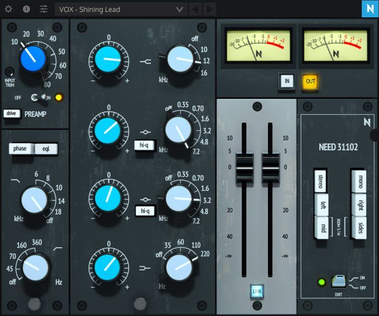 NoiseAsh – Need 31102 Console EQ v1.7.1 VST, VST3, AAX x86 x64