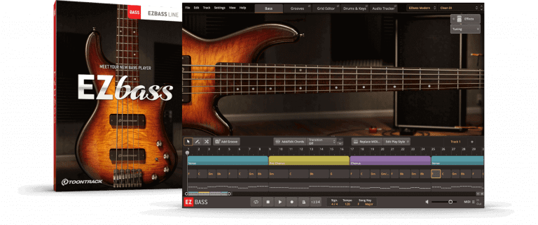 Toontrack – EZbass 1.0.8 Update STANDALONE, VST WIN x64