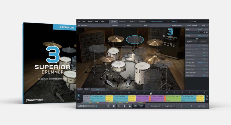 Toontrack – Superior Drummer 3.3.5 Update STANDALONE, VSTi3, AAX WIN.OSX x64
