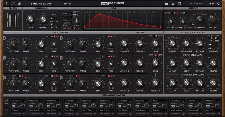 Synapse Audio Software – The Legend HZ v2.0.2 VST, VST3, AAX