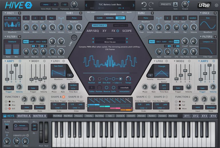 u-he – Hive 2.1.2 rev.16520 VST2, VST3, CLAP, AAX x86 x64