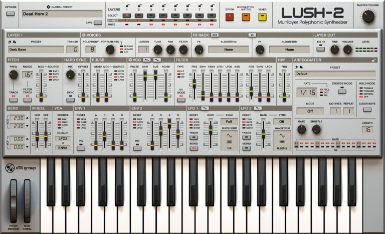 D16 Group – Lush 2 v2.1.4 VSTi, VSTi3, AAX x86 x64
