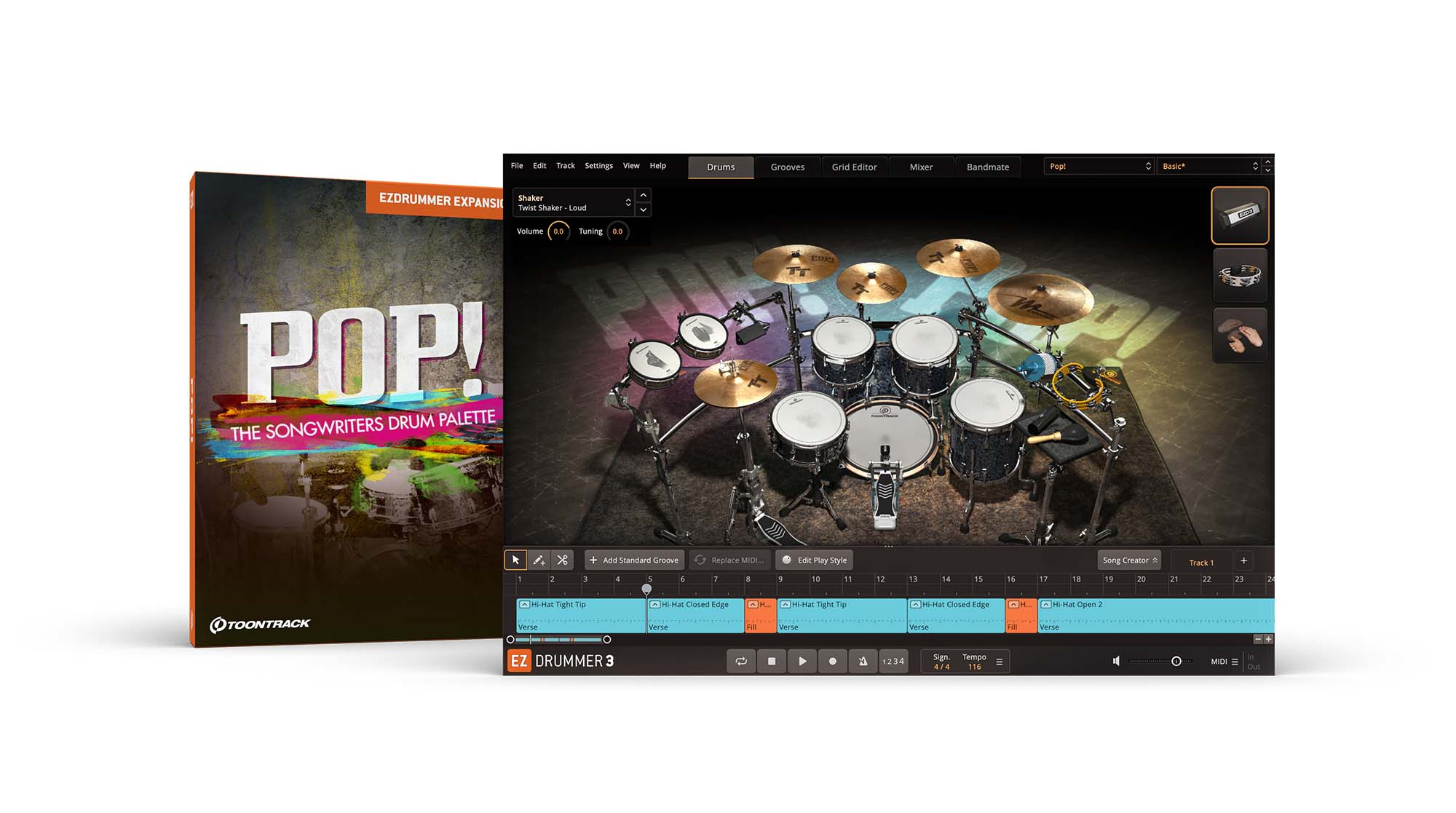 Toontrack – Pop! EZX v1.5.1 (SOUNDBANK)