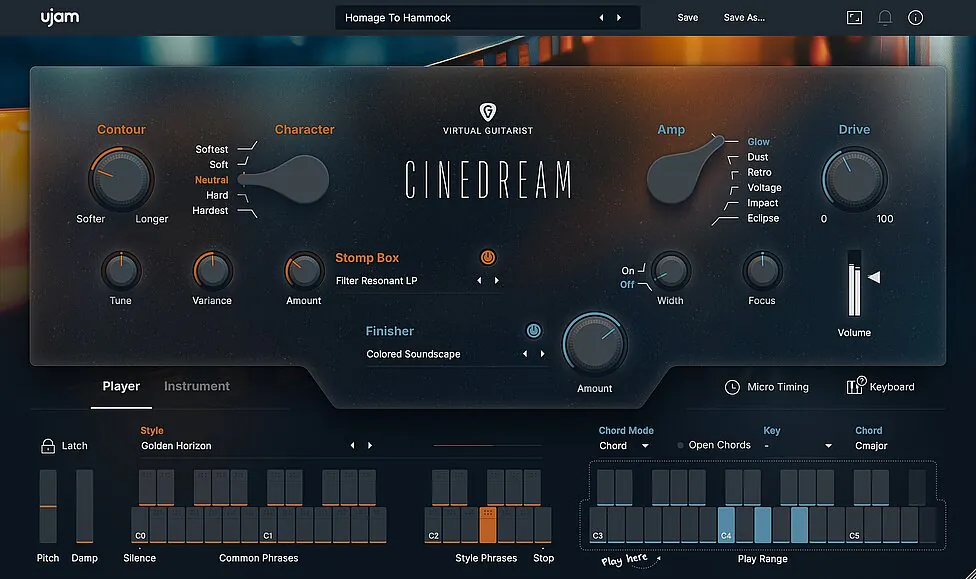 UJAM – Virtual Guitarist Cinedream 1.0.0 VST2, VST3, AAX x64
