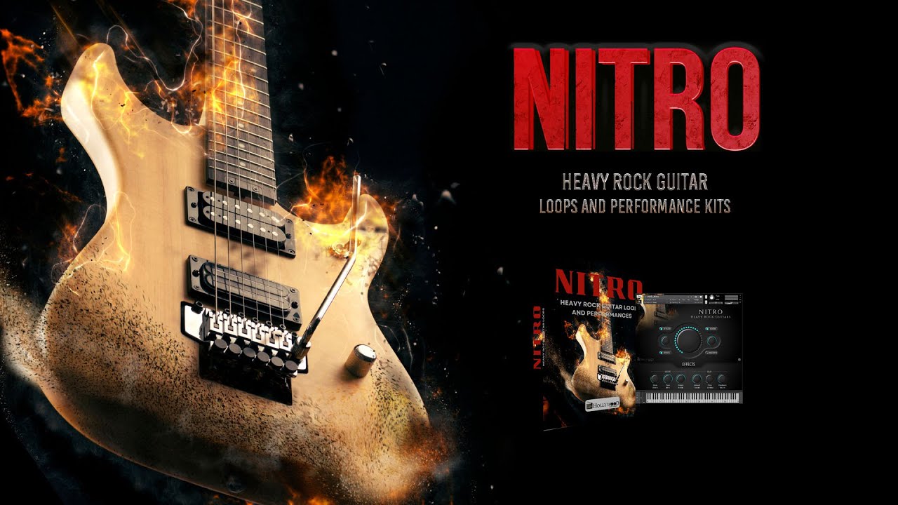 Hollywood Audio Design – Nitro Heavy Rock Guitars (Kontakt, Apple Loops, REX, WAV)