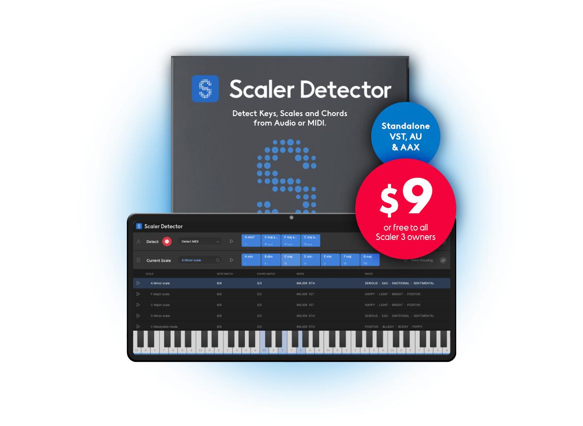 Scaler Music – Scaler Detector v1.0.0 STANDALONE, VSTi, VSTi3, AAX x64