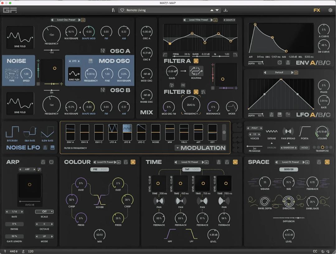 GForce – MAP v1.0.1-VSTi, VSTi3, AAX x64