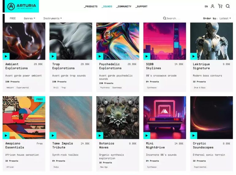 Arturia – Pigments Sound Banks Bundle 2025.12 (SOUNDBANK)